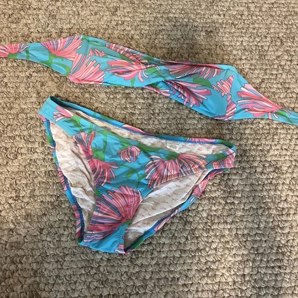 Lilly Pulitzer Bandeau Bikini Set - Picture 1 of 4